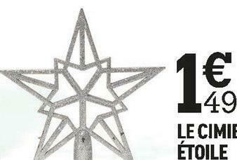 Centrakor Le cimier étoile pailleté offre
