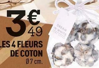Centrakor Les 4 fleurs de coton offre