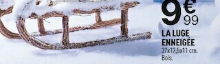 La luge enneigée