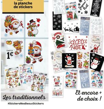 Centrakor La planche de stickers offre