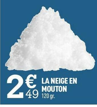 Centrakor La neige en mouton offre