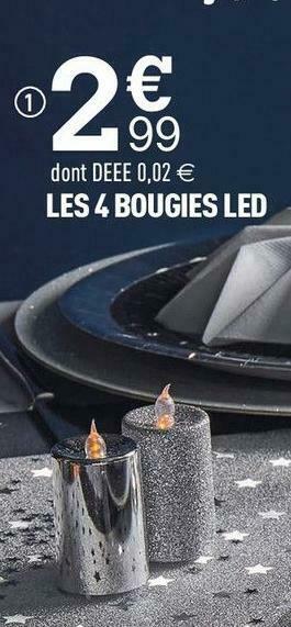 Centrakor Les 4 bougies led offre