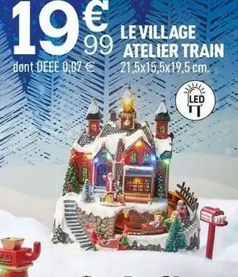 Le village atelier train
