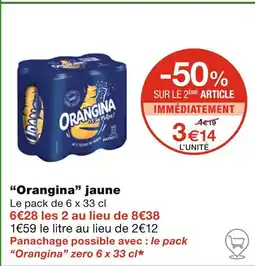 Monoprix Orangina “Orangina” jaune offre