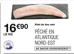 Monoprix Filet de lieu noir offre