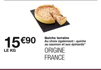 Monoprix Quiche lorraine offre