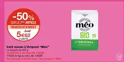 Monoprix Méo Café moulu L’Original offre