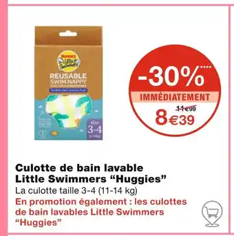 Monoprix Huggies Culotte de bain lavable Little Swimmers offre
