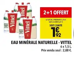 VITTEL EAU MINÉRALE NATURELLE