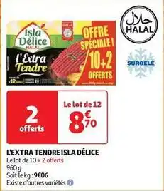 Auchan Supermarché Isla délice - l'extra tendre offre