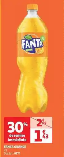 Auchan Supermarché Fanta - orange offre