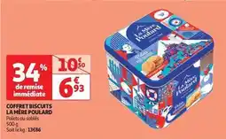 Auchan Supermarché La mere poulard - coffret biscuits offre
