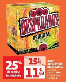Auchan Supermarché Desperados - bière aromatisée offre