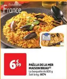 Auchan Supermarché Maison briau - paella de la mer offre