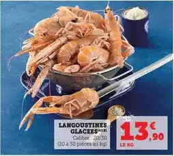 Hyper U Langoustines glacées offre