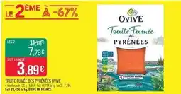 Match Ovive - truite fumée des pyrénées offre