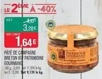 Match Patrimoine gourmand - pâté de câmpagne breton igp offre