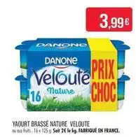Match Danone - yaourt brassé nature veloute offre