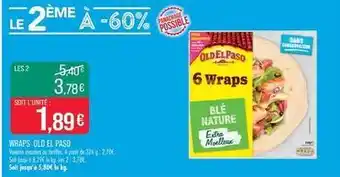 Match Old el paso - wraps offre