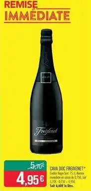 Match Freixenet - cava doc offre