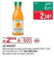 Match Innocent - jus offre