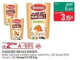 Match Bénénuts - plaisir brut non salé offre