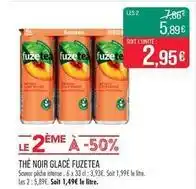 Match Fuzetea - thé noir glacé offre