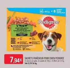 Match Pedigree - sachets fraîcheur pour chien offre