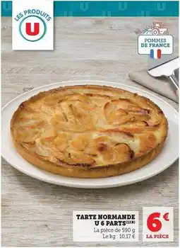 Hyper U U - tarte normande 6 parts offre