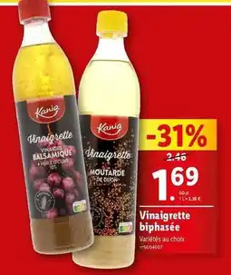 Lidl Kania - vinaigrette biphasse offre