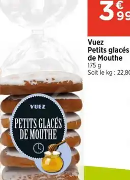 Maximarché Vuez Petits glacés de Mouthe 175 g offre