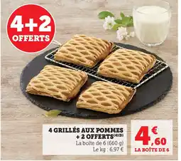 Super U 4 GRILLÉS AUX POMMES +2 OFFERTS (4)(D) offre