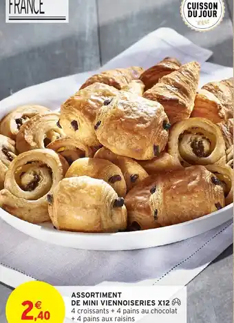 Intermarché Hyper ASSORTIMENT DE MINI VIENNOISERIES X12 offre
