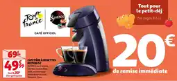 Auchan Supermarché CAFETIÈRE À DOSETTES HD7806/52 offre
