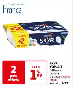 Auchan Supermarché SKYR YOPLAIT offre