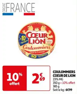 Auchan Supermarché COULOMMIERS COEUR DE LION offre