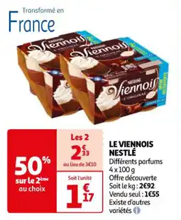 Auchan Supermarché LE VIENNOIS NESTLÉ offre