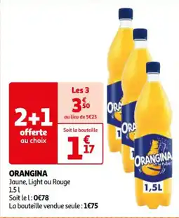Auchan Supermarché ORANGINA offre