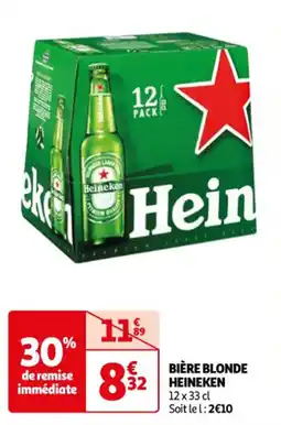 Auchan Supermarché BIÈRE BLONDE HEINEKEN offre