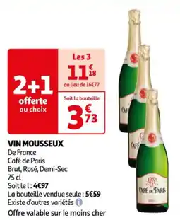 Auchan Supermarché VIN MOUSSEUX offre