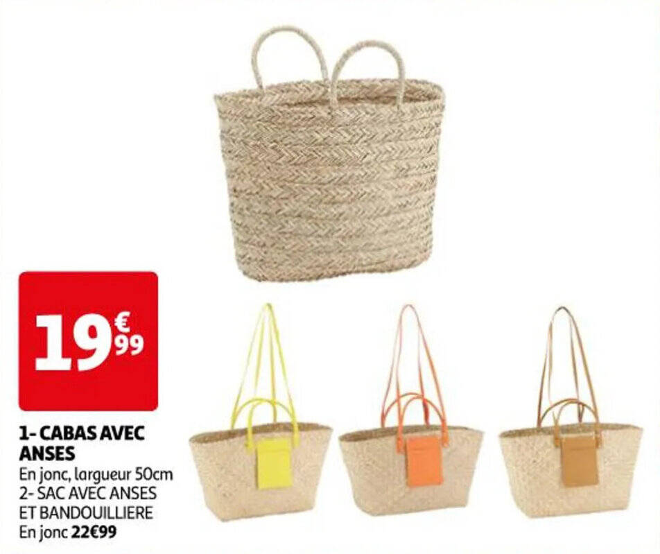 Cabas supermarché best sale