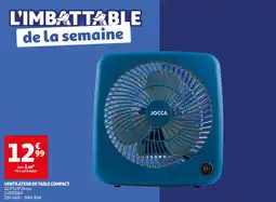 Auchan Supermarché VENTILATEUR DE TABLE COMPACT offre