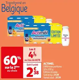 Auchan Supermarché ACTIMEL offre