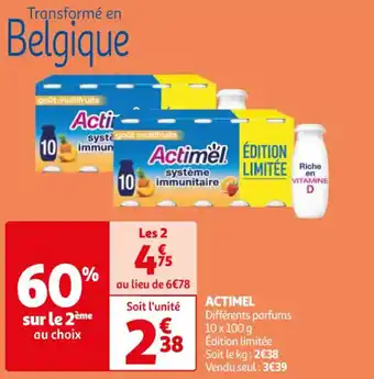 Auchan Supermarché ACTIMEL offre