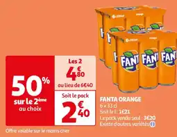 Auchan Supermarché FANTA ORANGE offre