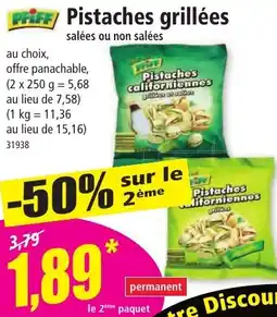 Norma Pistaches grillées offre