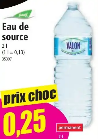 Norma Eau de source offre