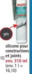 Norma silicone pour constructions et joints offre