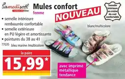 Norma Samedisoft Mules confort offre
