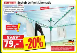 Norma LEIFHEIT Séchoir Leifheit Linomatic offre